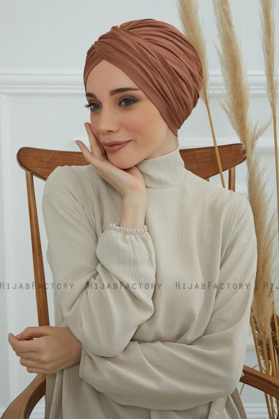 Fiona - Caramel Cotton Turban