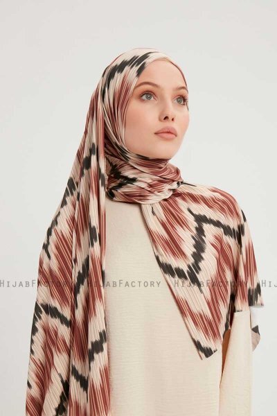 Tansu - Cinnamon Patterned Hijab