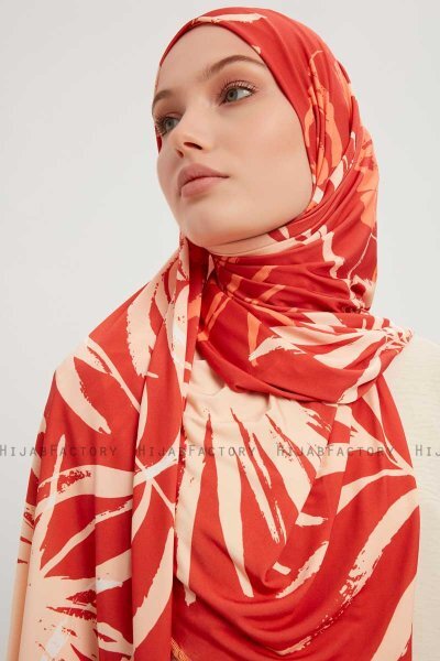 Ezmeray - Cinnamon Patterned Hijab