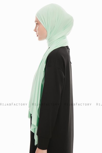 Farah - Mint Jersey Hijab