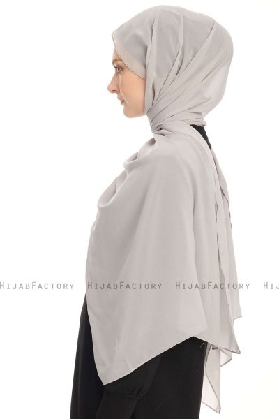 Chiffon Hijab - Grey