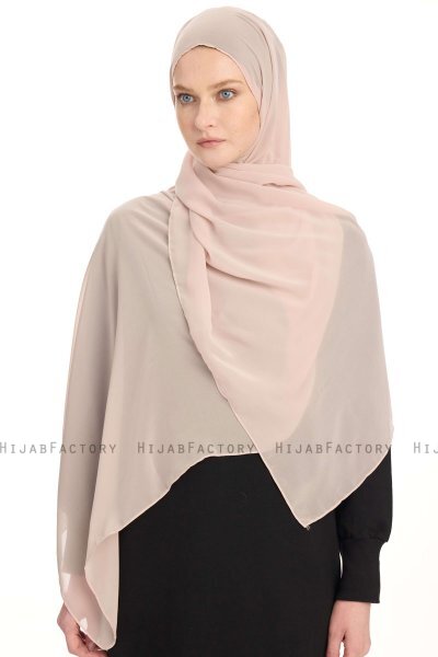 Chiffon Hijab - Nude