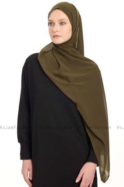Chiffon Hijab - Khaki