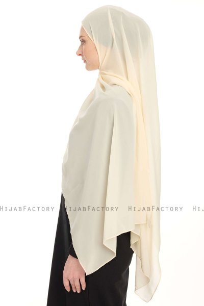 Chiffon Hijab - Light Beige
