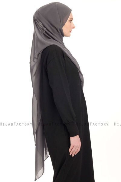 Chiffon Hijab - Dark Gray