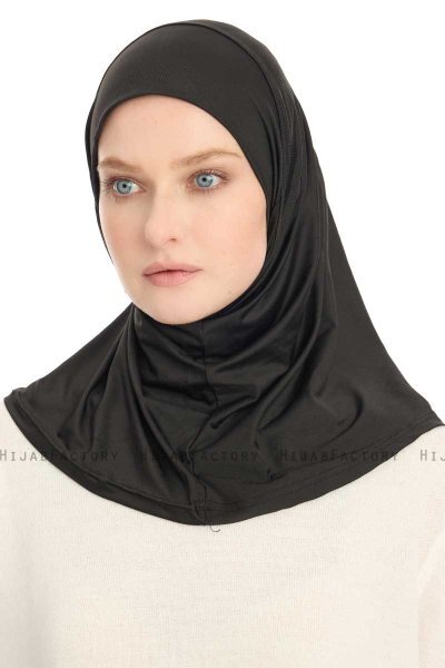 Yazmin - 4-Pack Black Amira Hijab Ready To Wear