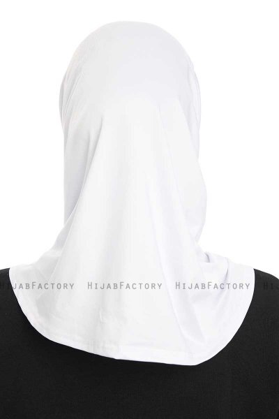 Yazmin - White Amira Hijab Ready To Wear