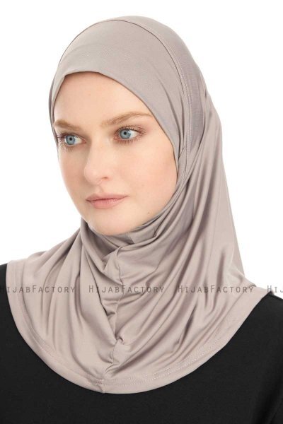 Yazmin - Light Brown Amira Hijab Ready To Wear