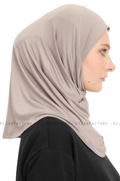 Yazmin - Light Brown Amira Hijab Ready To Wear