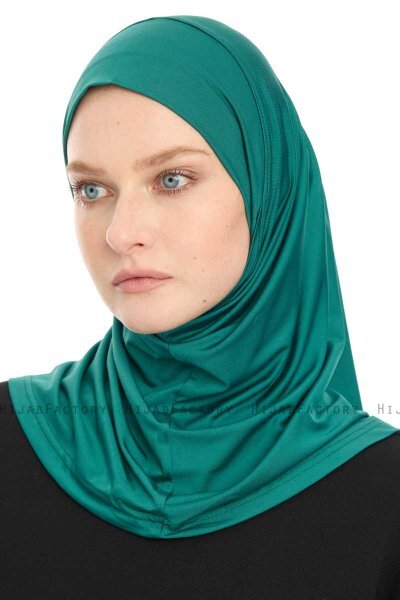 Yazmin - Dark Green Amira Hijab Ready To Wear