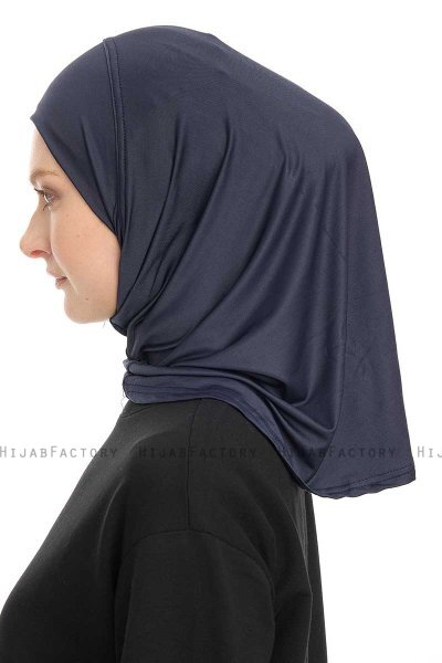 Yazmin - Navy Blue Amira Hijab Ready To Wear