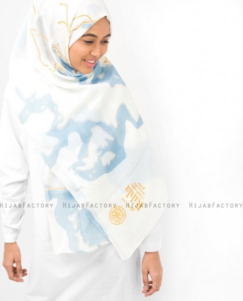 Abra Vit Viskos Hijab - Silk Route 5A403b
