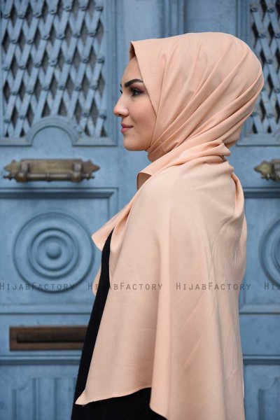 Alida - Beige Cotton Hijab - Mirach