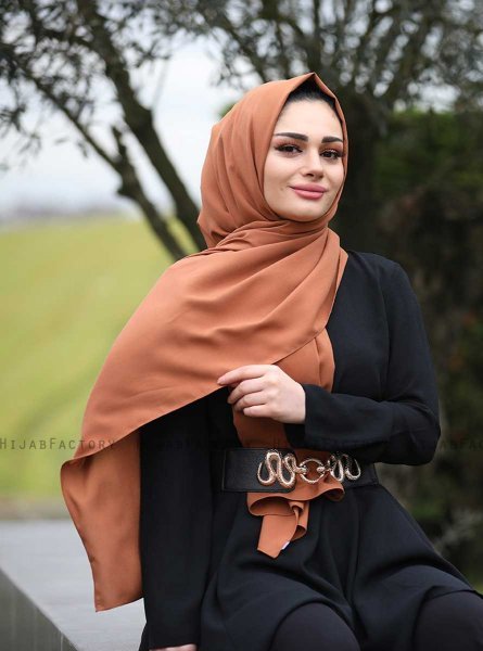 Alida - Cinnamon Cotton Hijab - Mirach