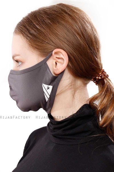 Asli - Anthracite Sport Facemask / Face Cover