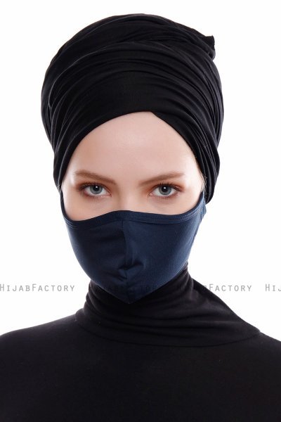 Asli - Navy Blue Sport Facemask / Face Cover