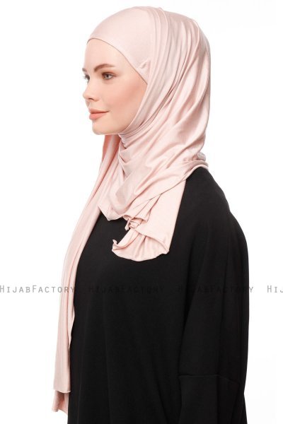 Asya - Dusty Pink Practical Viskos Hijab