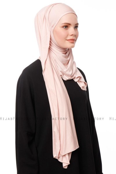 Asya - Dusty Pink Practical Viskos Hijab