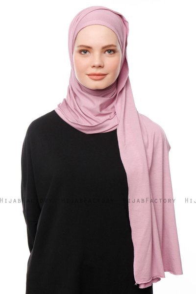 Asya - Purple Practical Viskos Hijab