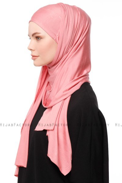 Asya - Dark Pink Practical Viskos Hijab