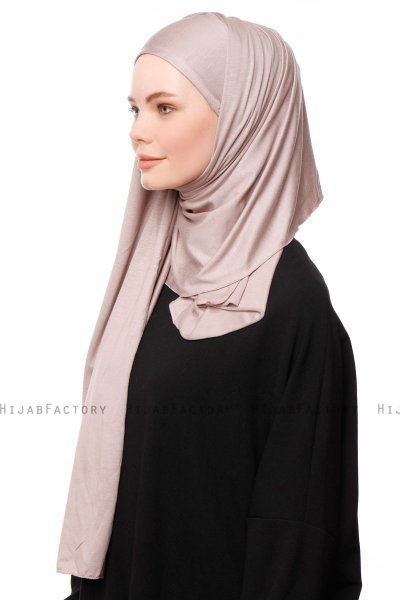 Asya - Stone Grey Practical Viskos Hijab