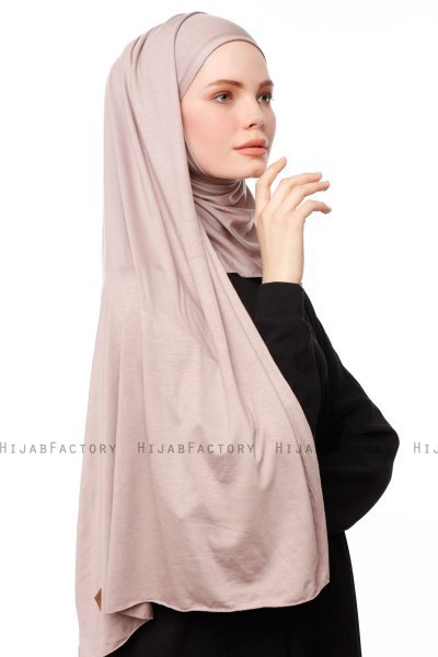 Asya - Stone Grey Practical Viskos Hijab