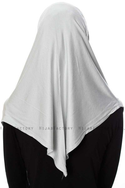 Ava - Light Grey One-Piece Al Amira Hijab - Ecardin