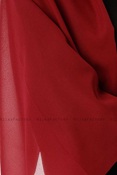 Ayla - Bordeaux Chiffon Hijab