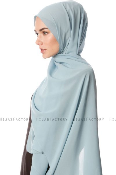 Ayla - Light Petrol Chiffon Hijab