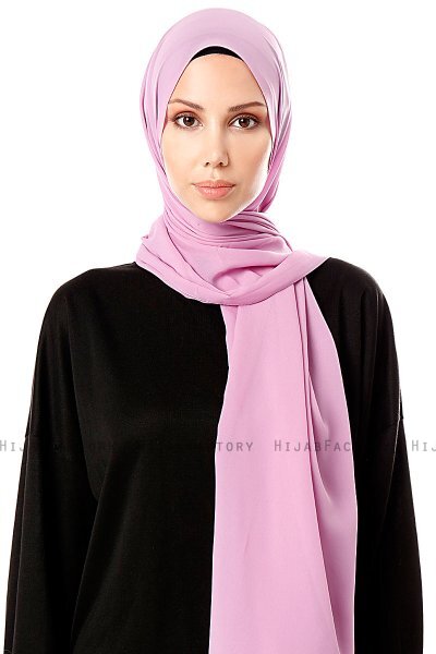 Ayla - Mauve Chiffon Hijab