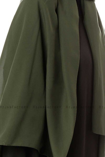 Ayla - Dark Green Chiffon Hijab