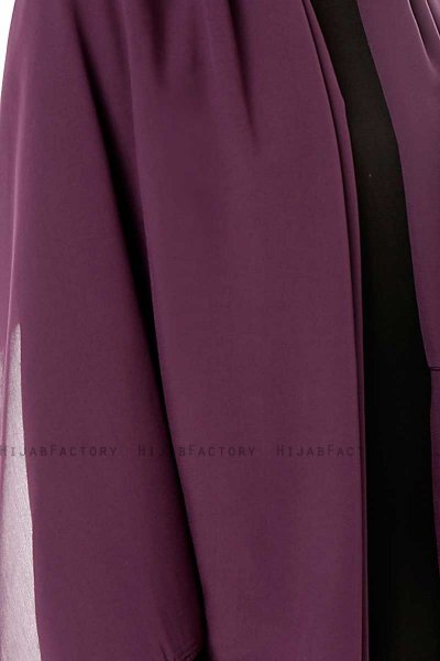Ayla - Plum Chiffon Hijab
