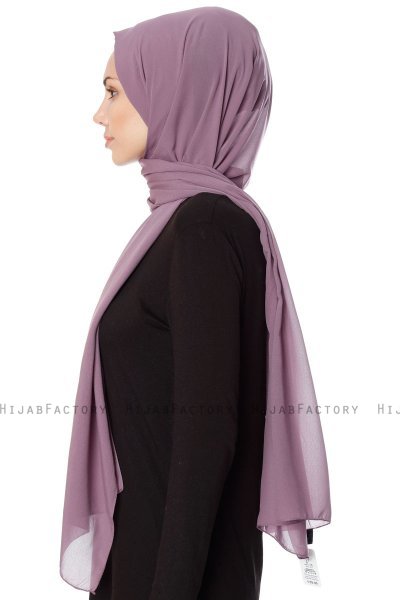 Ayla - Violet Chiffon Hijab