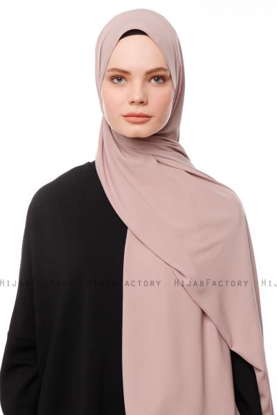 Aylin - Dusty Pink Medine Silk Hijab - Gülsoy
