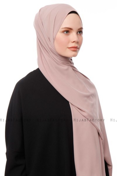Aylin - Dusty Pink Medine Silk Hijab - Gülsoy