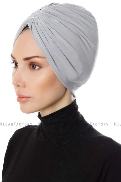 Aynur - Light Grey Turban