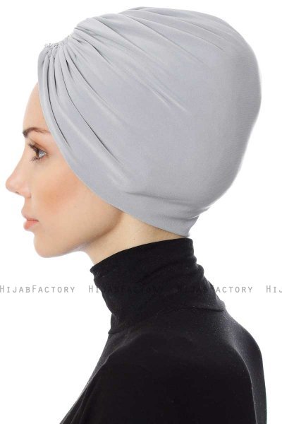 Aynur - Light Grey Turban
