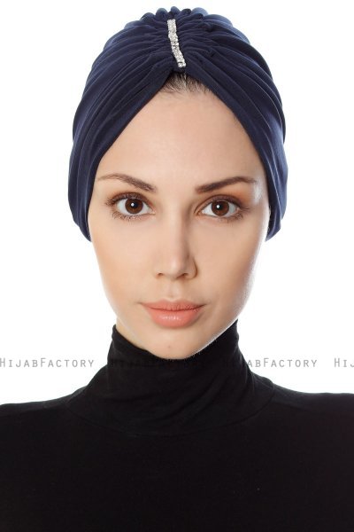 Aynur - Navy Blue Turban