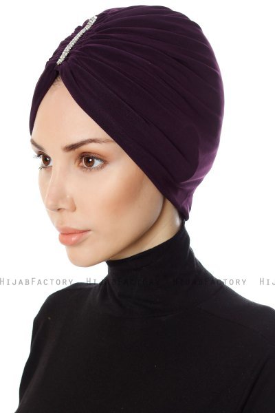 Aynur - Plum Turban