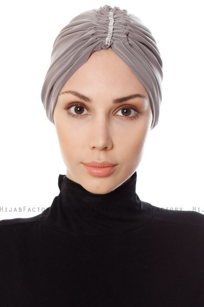 Aynur - Taupe Turban