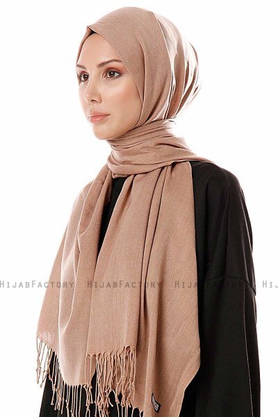 Aysel - Latte Pashmina Hijab - Gülsoy