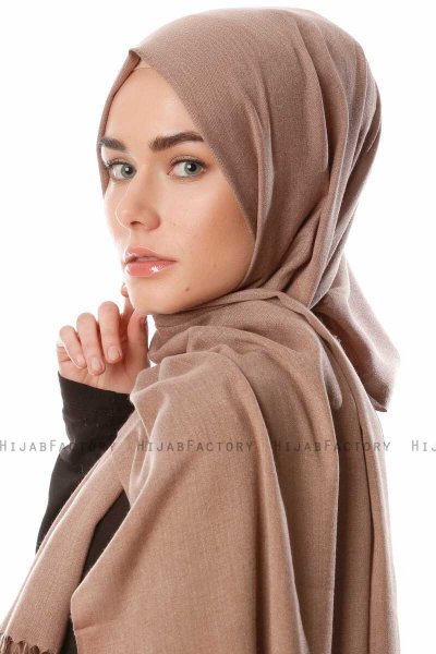 Aysel - Latte Pashmina Hijab - Gülsoy