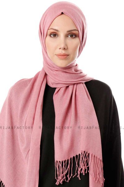 Aysel - Dark Pink Pashmina Hijab - Gülsoy
