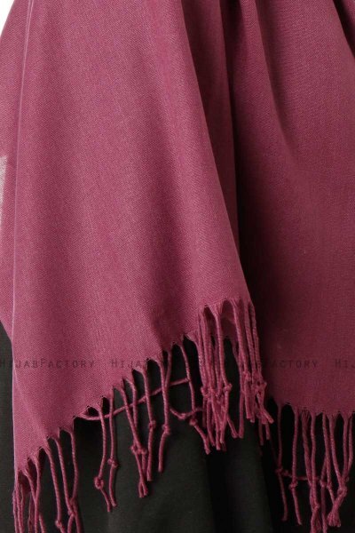 Aysel - Plum Pashmina Hijab - Gülsoy