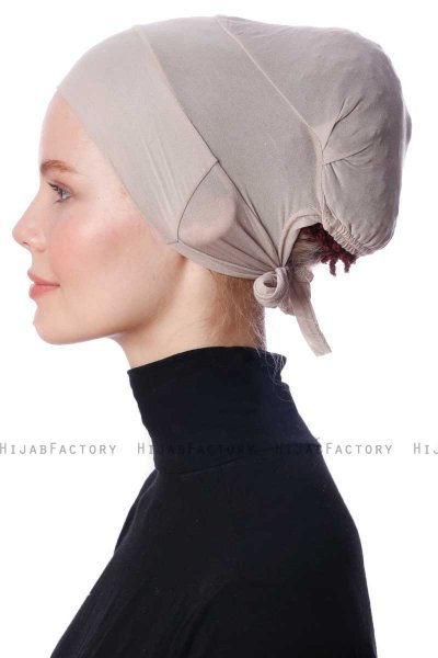 Azra - Light Taupe Parizien Underscarf - Ecardin
