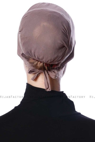 Azra - Dark Taupe Parizien Underscarf - Ecardin