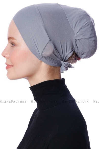 Azra - Dark Grey Parizien Underscarf - Ecardin