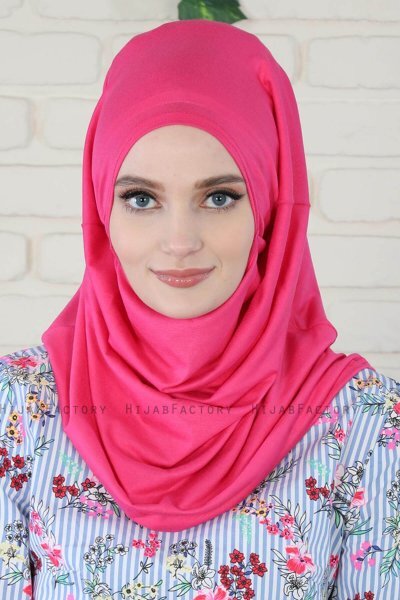 Wilda - Fuchsia Cotton Hijab