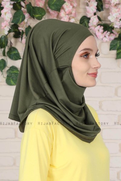 Wilda - Khaki Cotton Hijab