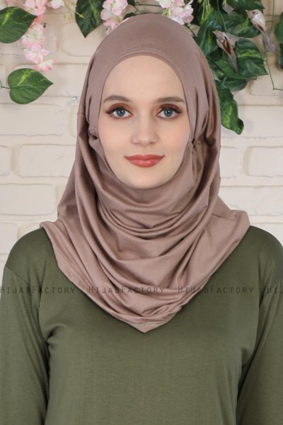 Wilda - Taupe Cotton Hijab
